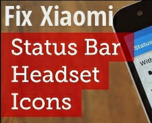 status bar xiaomi headset tidak hilang