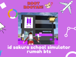 id sakura school simulator rumah bts