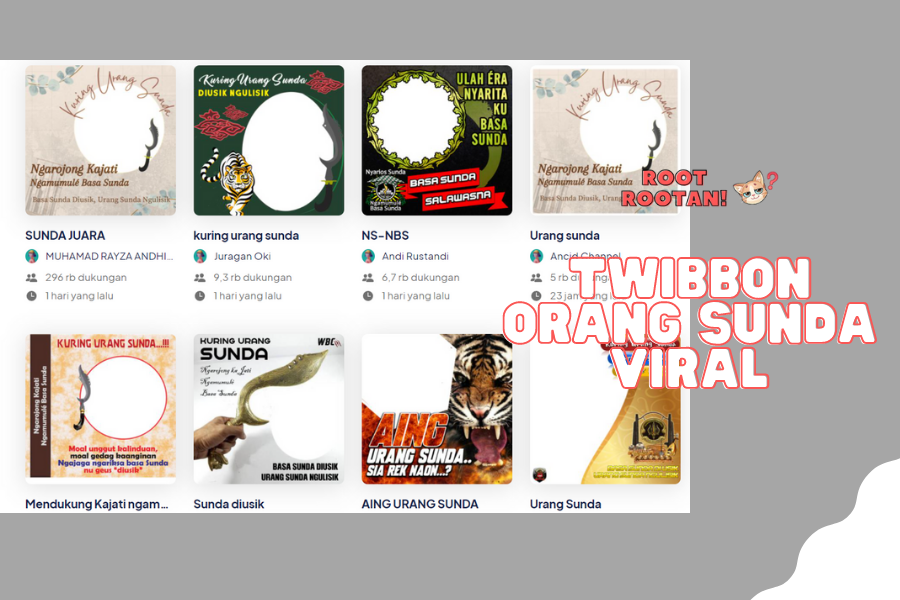 Twibbon Orang Sunda Viral