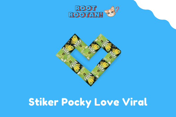 Stiker Pocky Love Viral